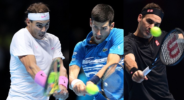 Novak Djokovic, Rafael Nadal và Roger Federer là 'ba ông lớn' của quần vợt nam